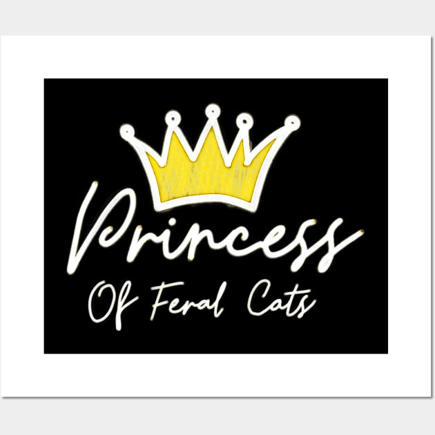 Princess Of Feral Cats Wall Art by ROLLIE MC SCROLLIE